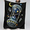 Autonaut Weltraum SP04 Decke - Fleecedecke