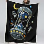 Autonaut Weltraum SP04 Decke – Fleecedecke