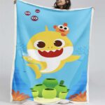 Baby Hai Gelb Süß Decke – Fleecedecke