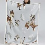 Bambi und Klopfer 06 Decke – Fleecedecke