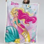 Barbie Meerjungfrau Decke – Fleecedecke