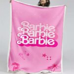 Barbie Rosa Süß 2 Decke – Fleecedecke