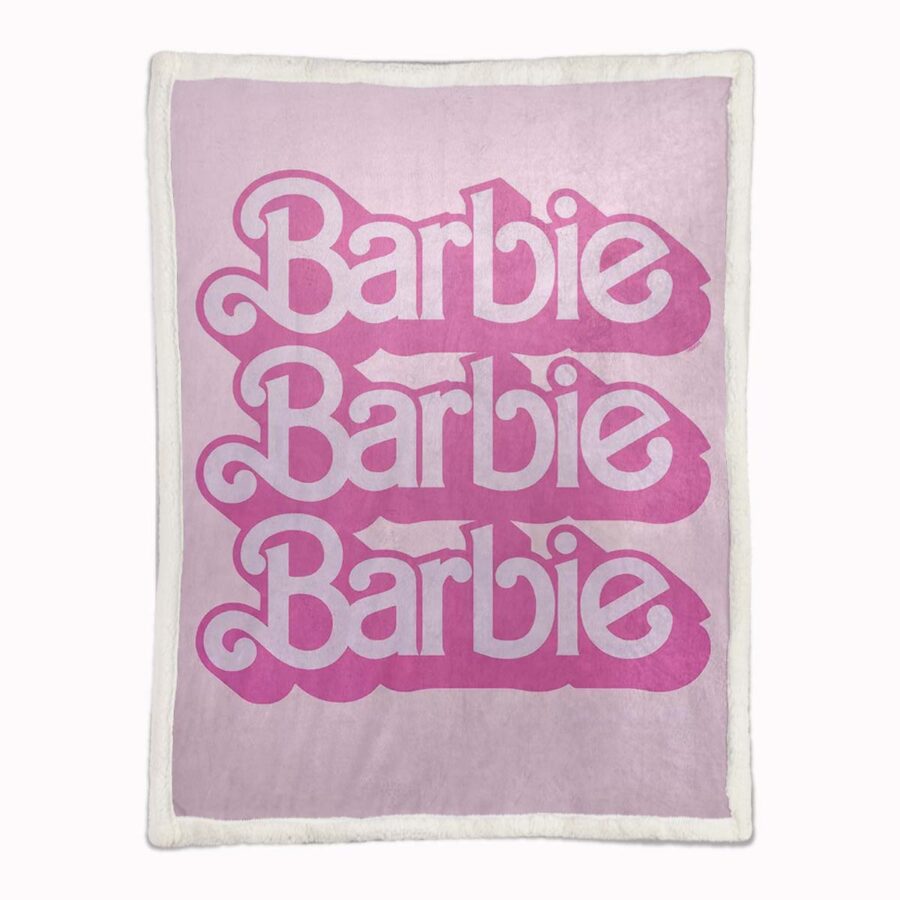 Barbie-Barbie-Barbie Decke - Fleecedecke – Bild 2