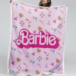 Barbie-Ikone Decke – Fleecedecke
