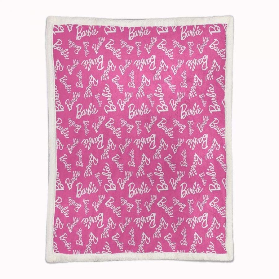 Barbie-Symbolmuster Decke - Fleecedecke – Bild 2