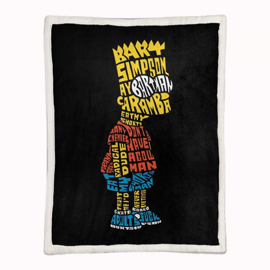 Bart Simpson die Simpsons Decke - Fleecedecke – Bild 2