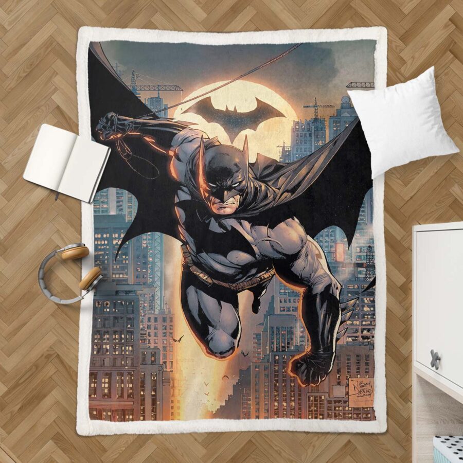 Batman DC 07 Decke - Fleecedecke – Bild 3