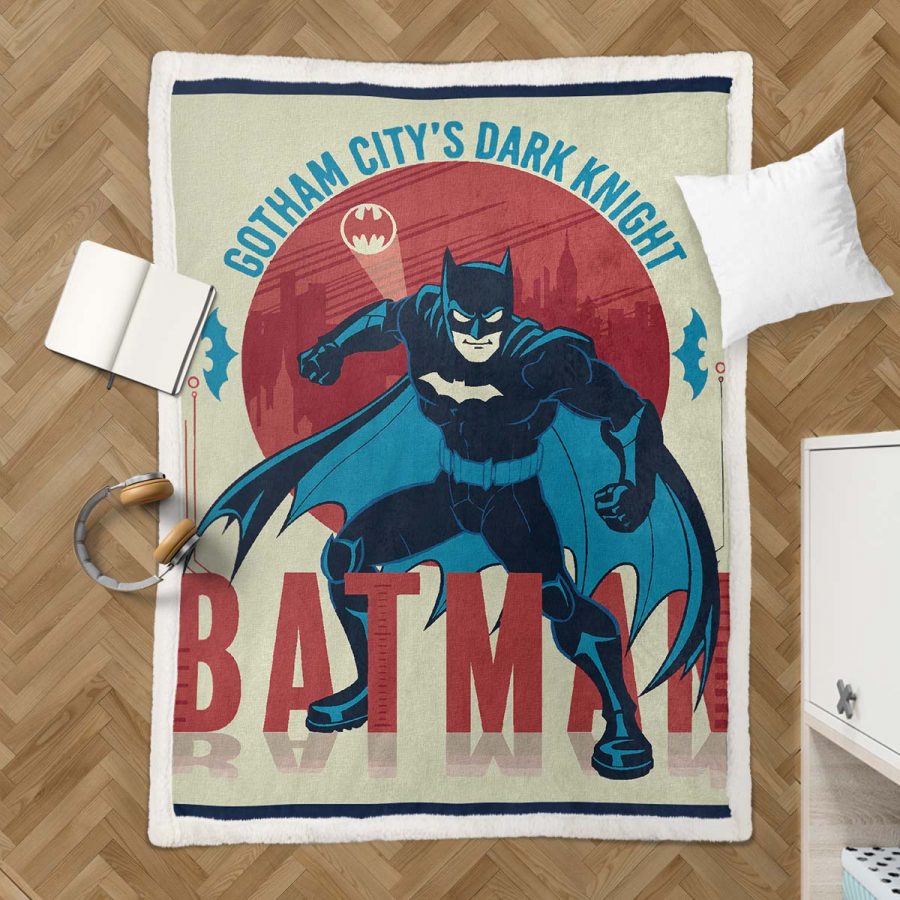 Batman DC 08 Decke - Fleecedecke – Bild 3