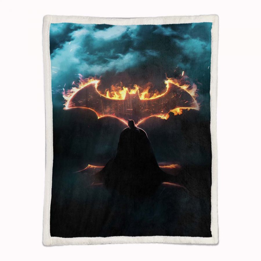 Batman DC 17 Decke - Fleecedecke – Bild 2