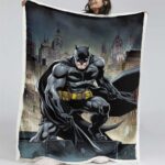 Batman-Held in dunkler Nacht 01 Decke – Fleecedecke