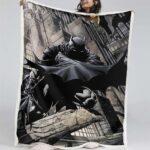 Batman-Held in dunkler Nacht 02 Decke – Fleecedecke