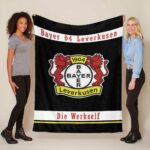 Bayer 04 Leverkusen Fußballmannschaft Die Werkself Fleecedecke – Decke