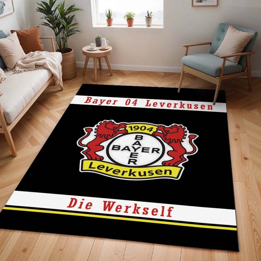 Bayer 04 Leverkusen Fußballmannschaft Die Werkself Teppich – Bild 2