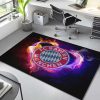 FC Bayern München Fußballverein Herzfeuer Teppich