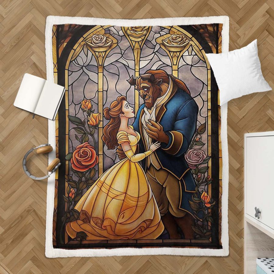 Bella Die Schöne und das Biest 4 Decke - Fleecedecke – Bild 3
