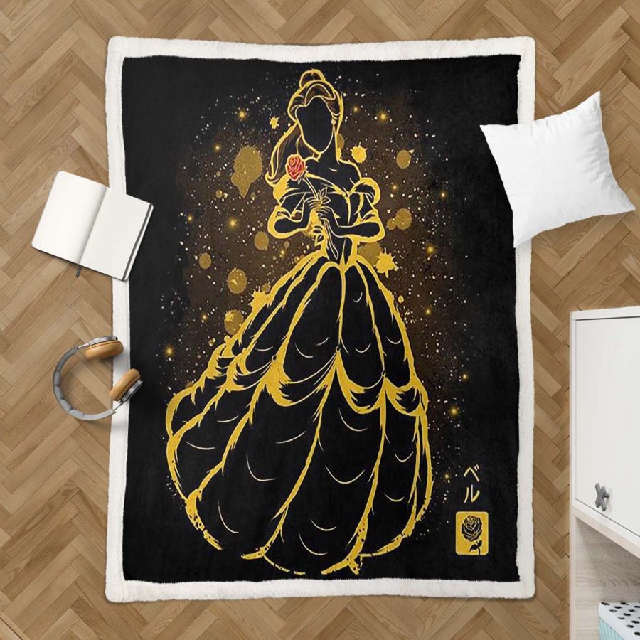 Bella Die Schöne und das Biest 6 Decke - Fleecedecke – Bild 3