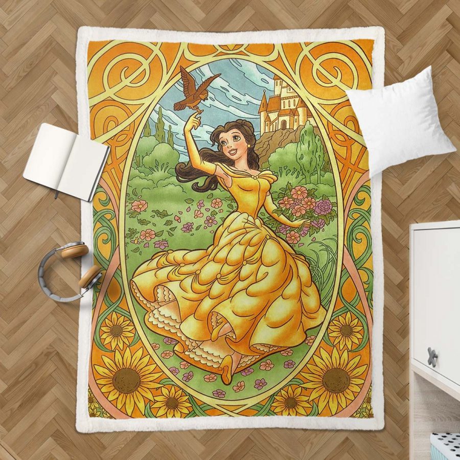 Bella Die Schöne und das Biest 7 Decke - Fleecedecke – Bild 3