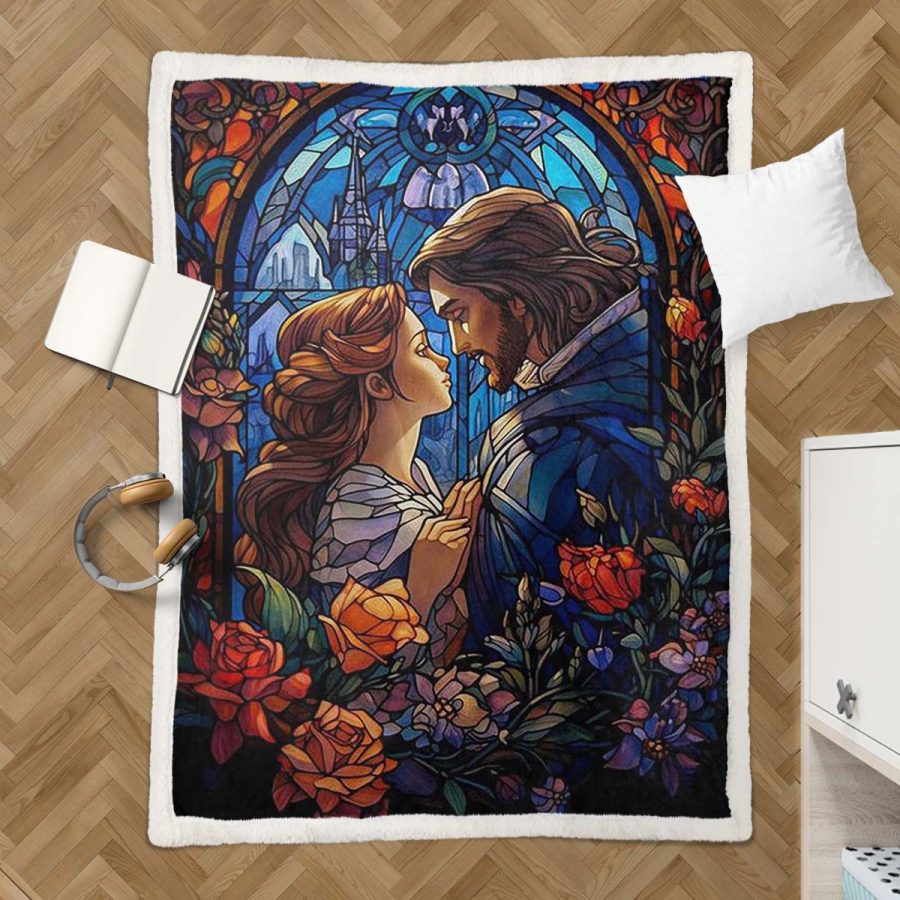 Bella Die Schöne und das Biest Decke - Fleecedecke – Bild 3