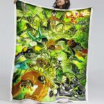 Ben 10 Alle Charaktere 02 Decke – Fleecedecke