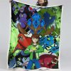 Ben 10 Alle Charaktere 03 Decke - Fleecedecke