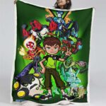 Ben 10 Alle Charaktere 09 Decke – Fleecedecke