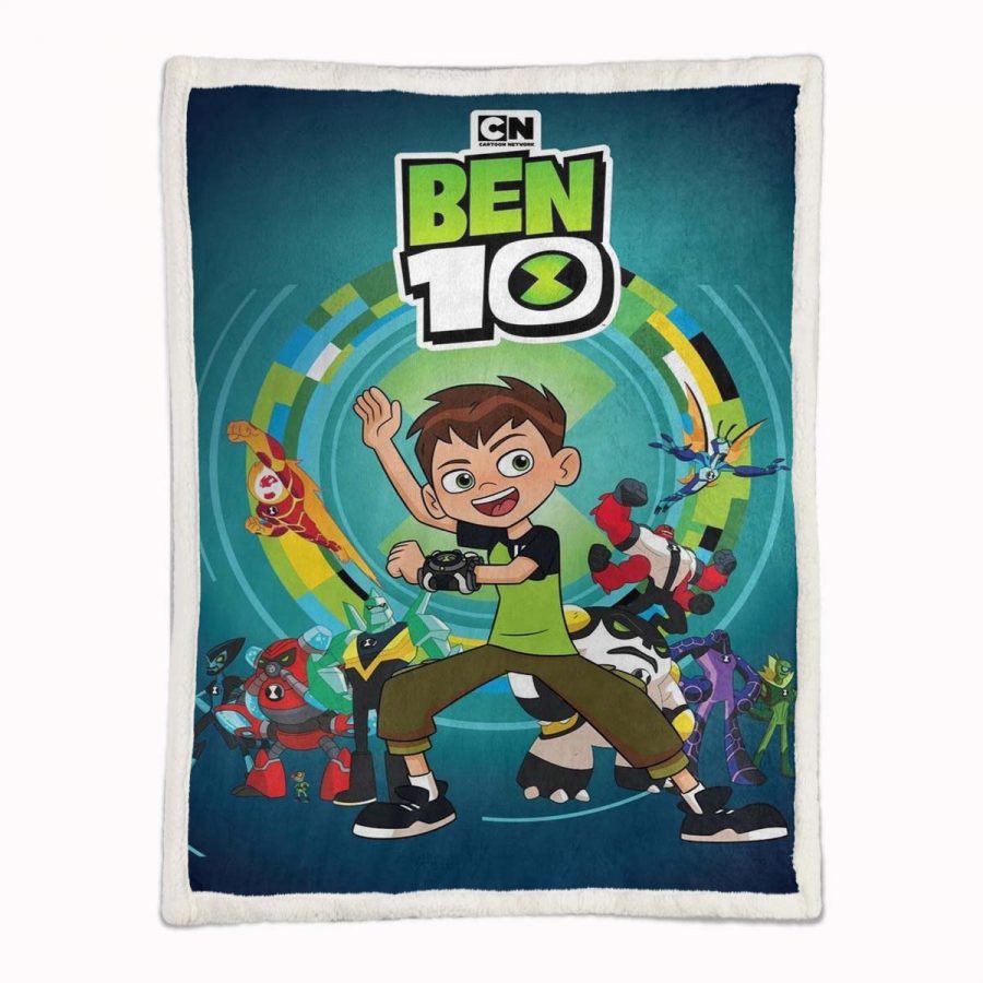 Ben 10 Alle Charaktere 10 Decke - Fleecedecke – Bild 2