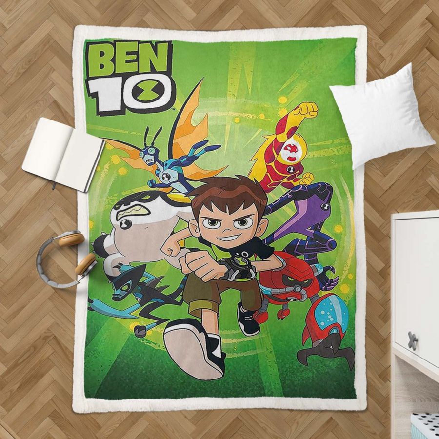 Ben 10 Alle Charaktere 11 Decke - Fleecedecke – Bild 3