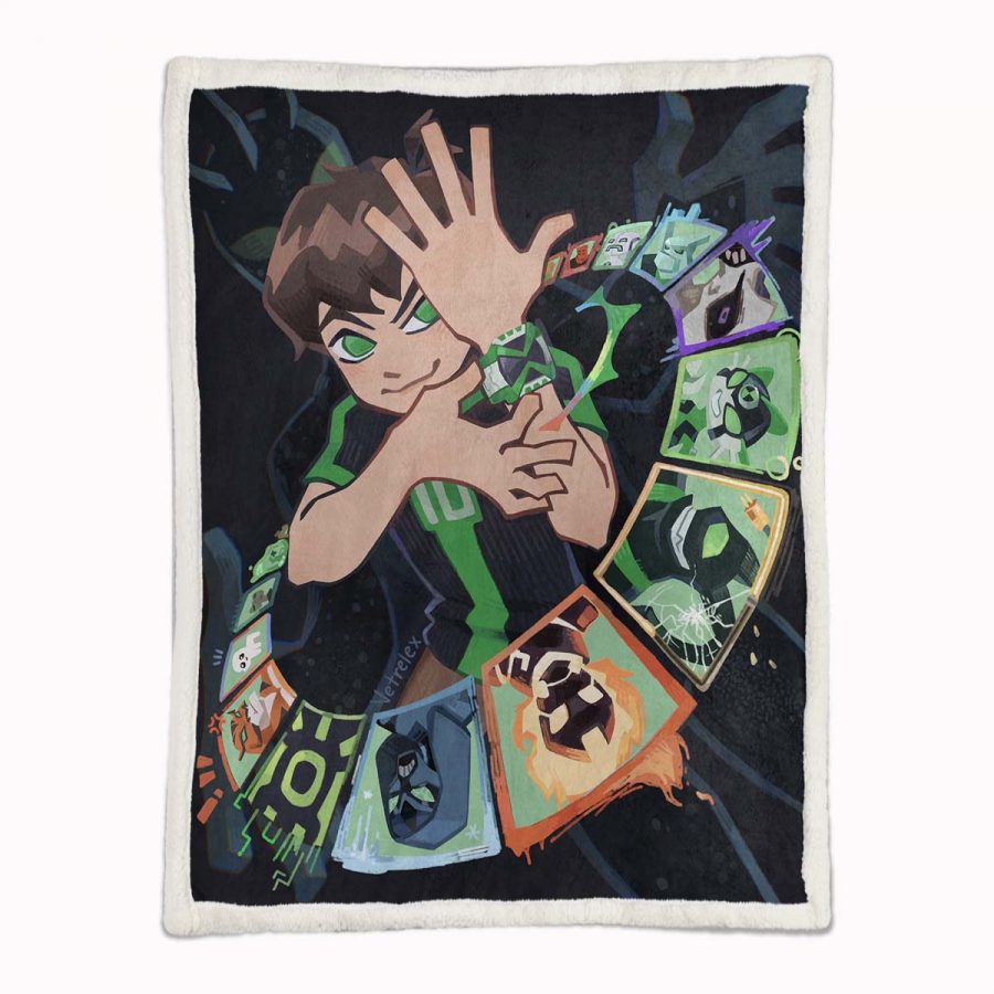 Ben 10 Ben Tennyson 13 Decke - Fleecedecke – Bild 2
