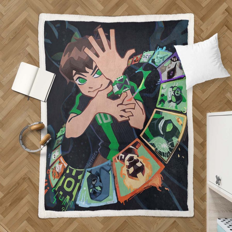 Ben 10 Ben Tennyson 13 Decke - Fleecedecke – Bild 3