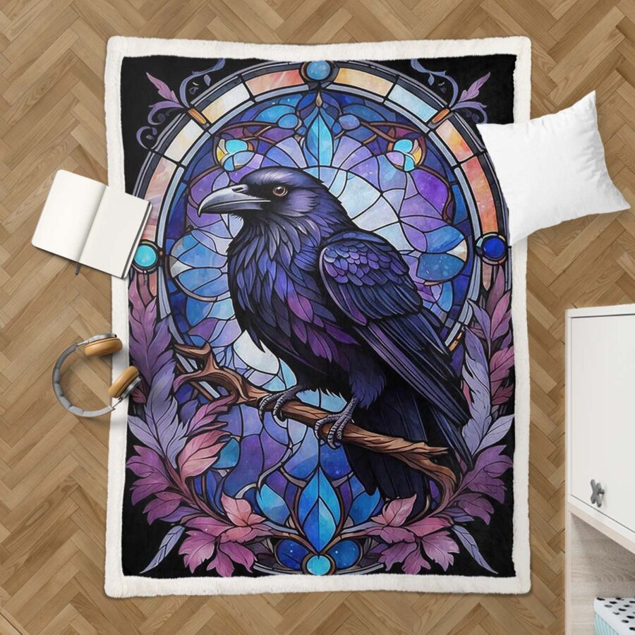 Vogel Diamant Malerei Decke - Fleecedecke – Bild 3