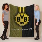 Borussia Dortmund BVB 09 Fleecedecke – Decke