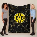 Borussia Dortmund BVB 21 Fleecedecke – Decke