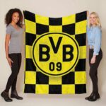 Borussia Dortmund BVB 22 Fleecedecke – Decke