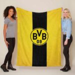 Borussia Dortmund BVB 28 Fleecedecke – Decke