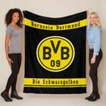 Borussia Dortmund BVB einzigartiger Style für Fans 02 Fleecedecke – Decke