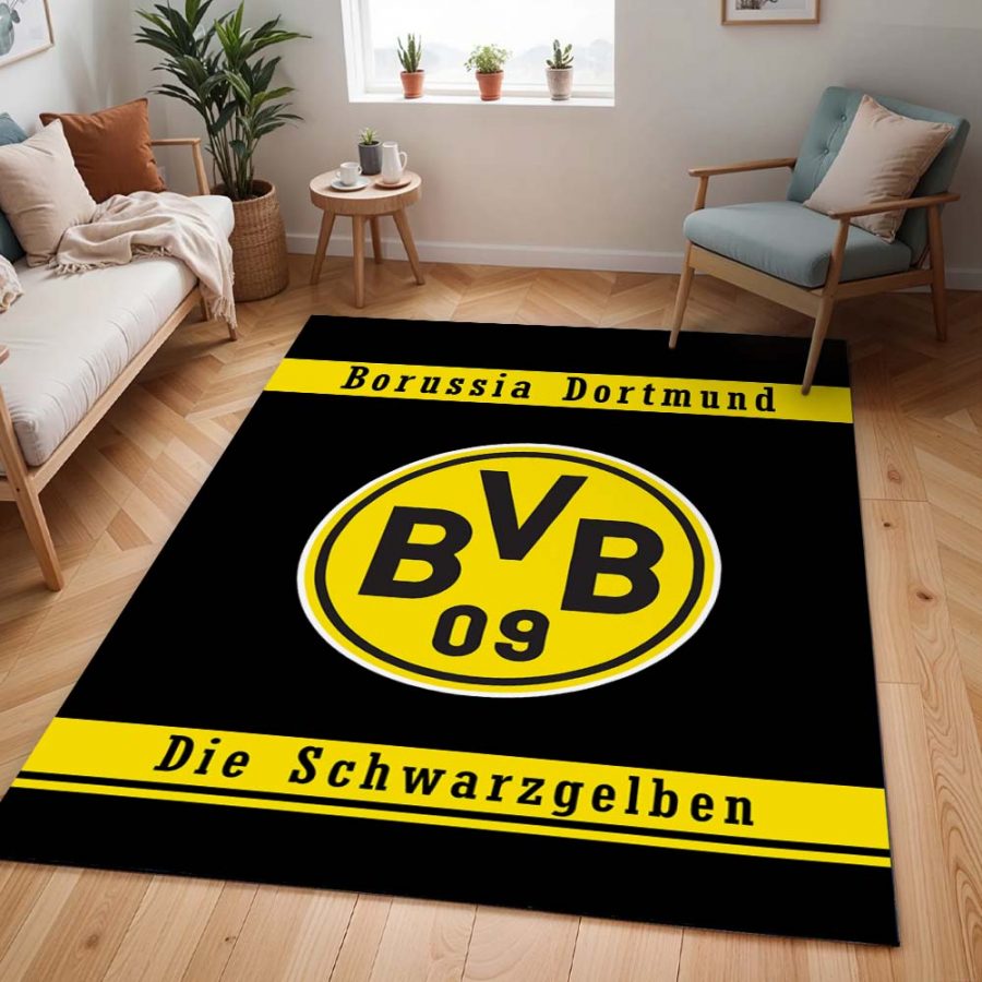 Borussia Dortmund BVB einzigartiger Style für Fans 02 Teppich – Bild 2