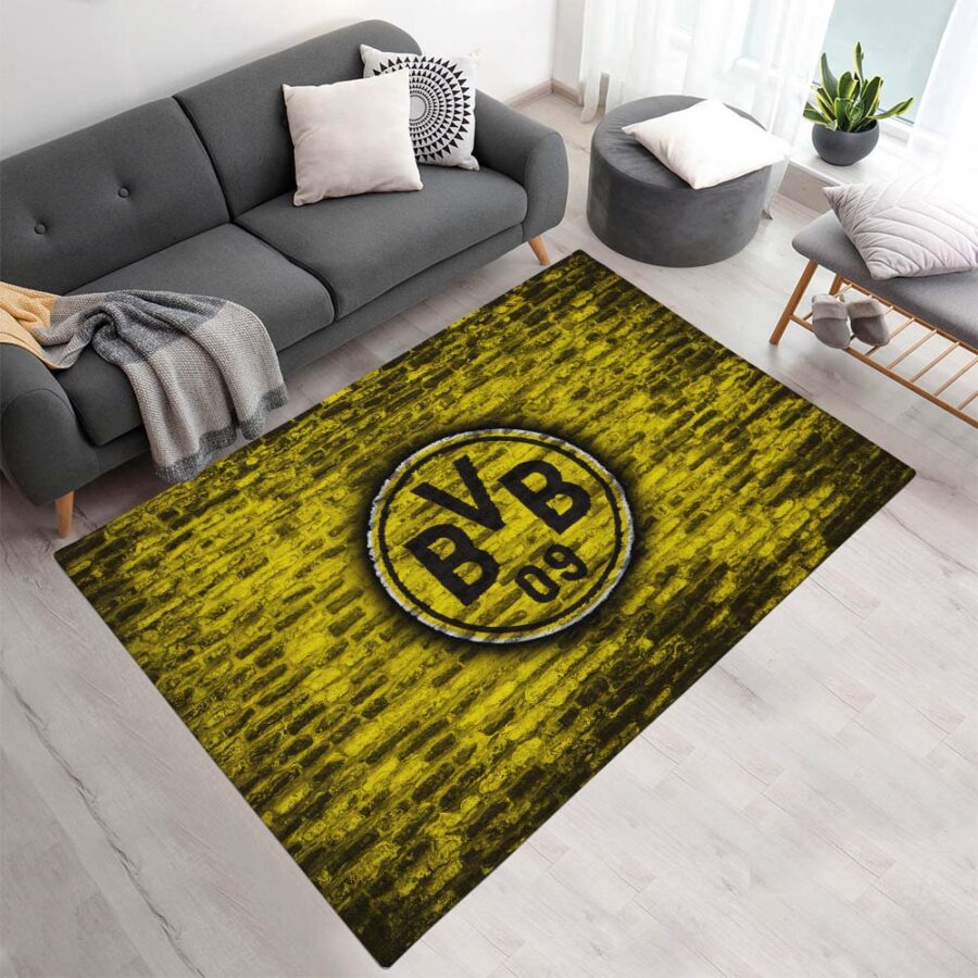 Borussia Dortmund Fußballverein Ziegel Teppich – Bild 2