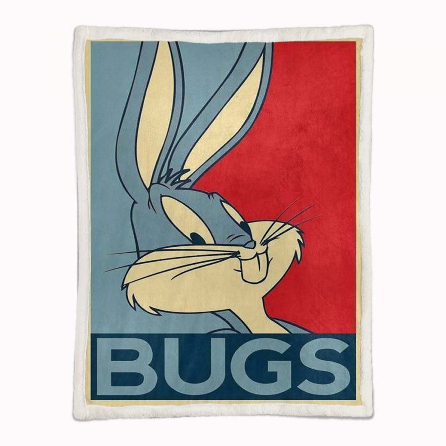Bugs Bunny Looney Tunes 02 Decke - Fleecedecke – Bild 2