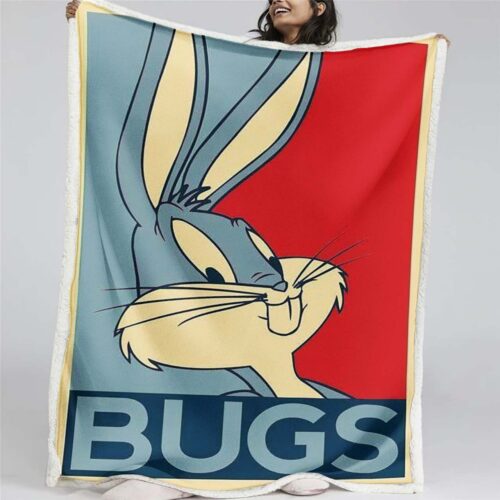 Bugs Bunny Looney Tunes 02 Decke - Fleecedecke