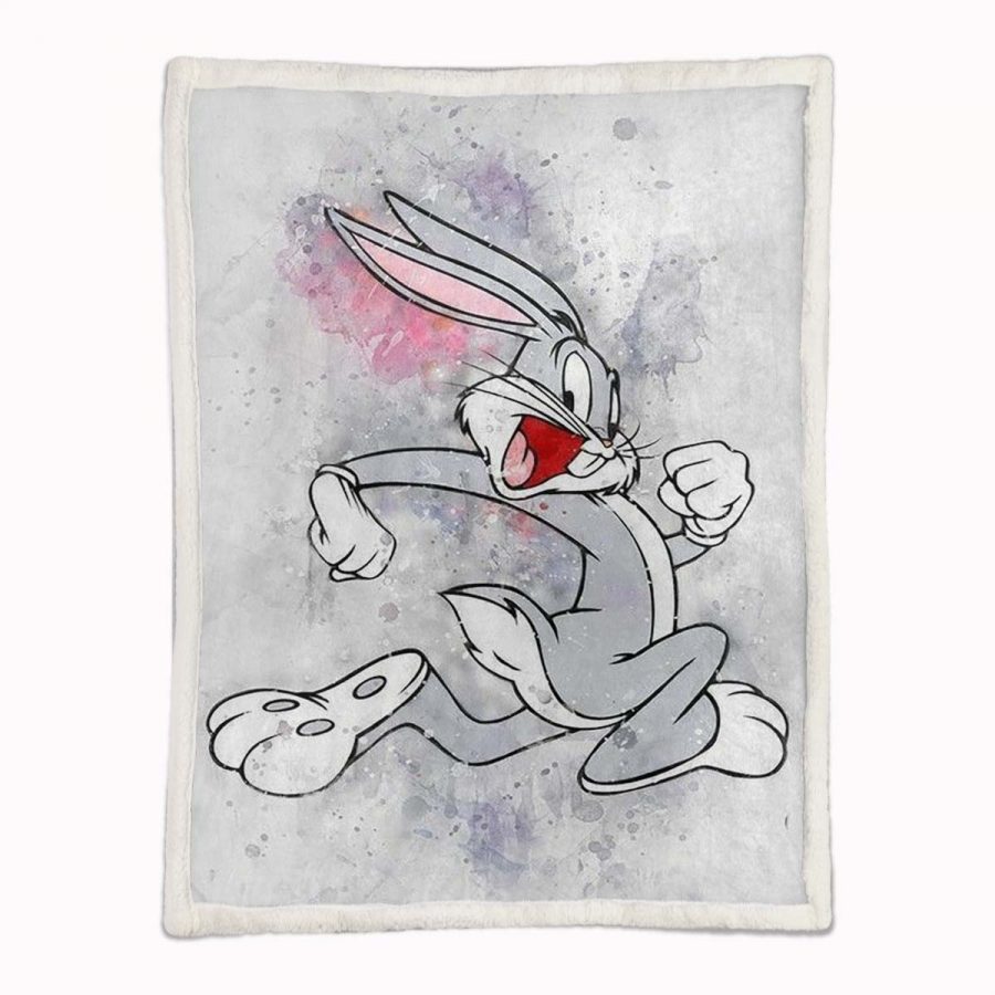 Bugs Bunny Looney Tunes 03 Decke - Fleecedecke – Bild 2