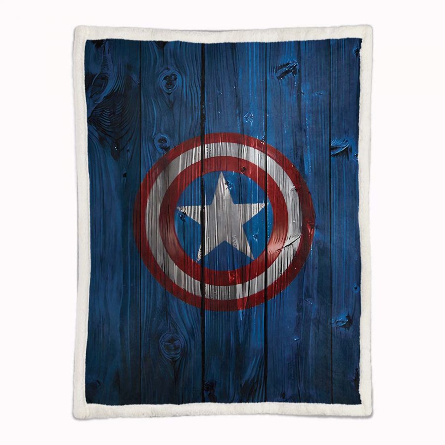 Captain America 02 Decke - Fleecedecke – Bild 2