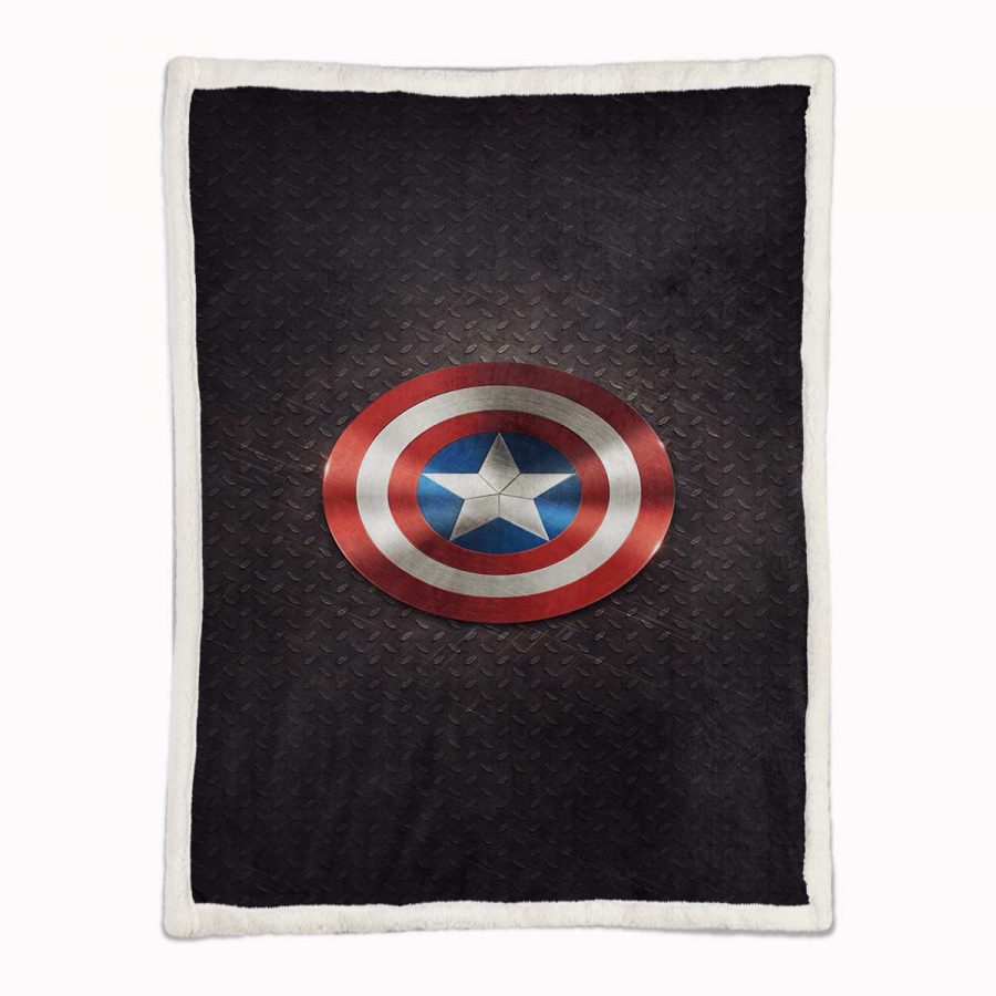 Captain America 07 Decke - Fleecedecke – Bild 2