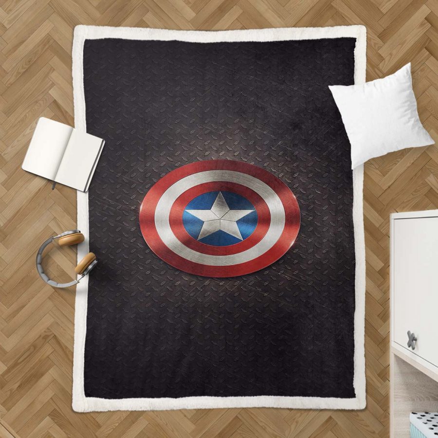 Captain America 07 Decke - Fleecedecke – Bild 3