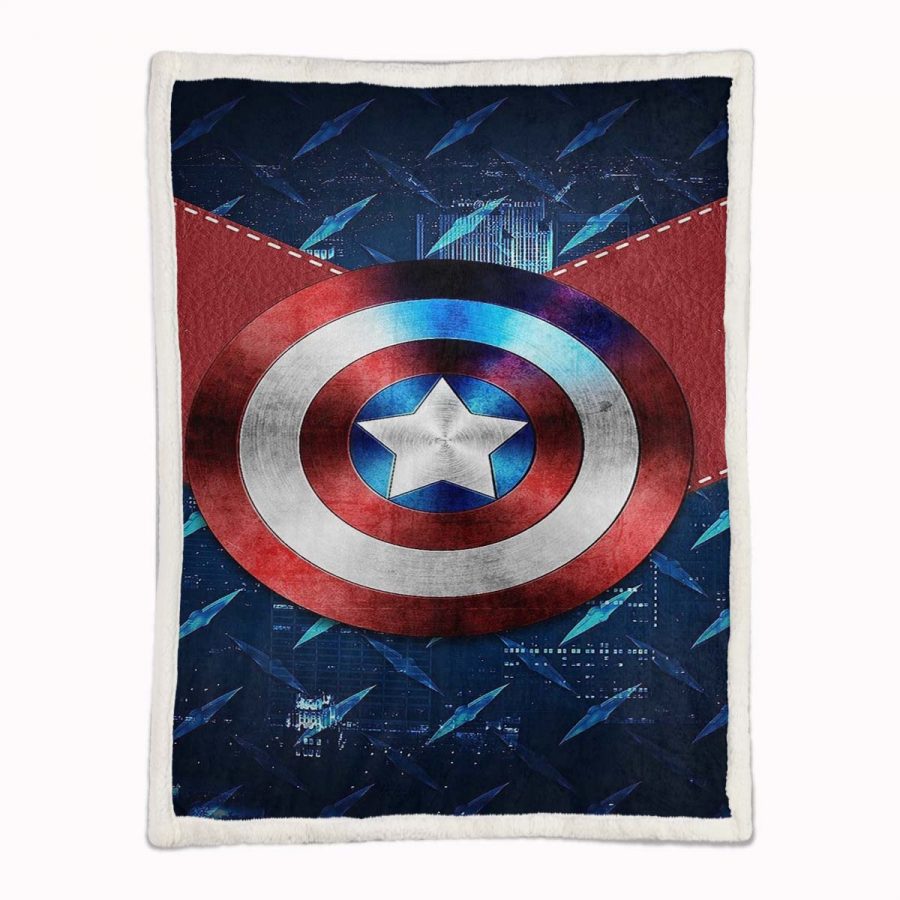 Captain America 08 Decke - Fleecedecke – Bild 2