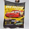 Cars 95 Lightning McQueen Rennbereit 07 Decke - Fleecedecke