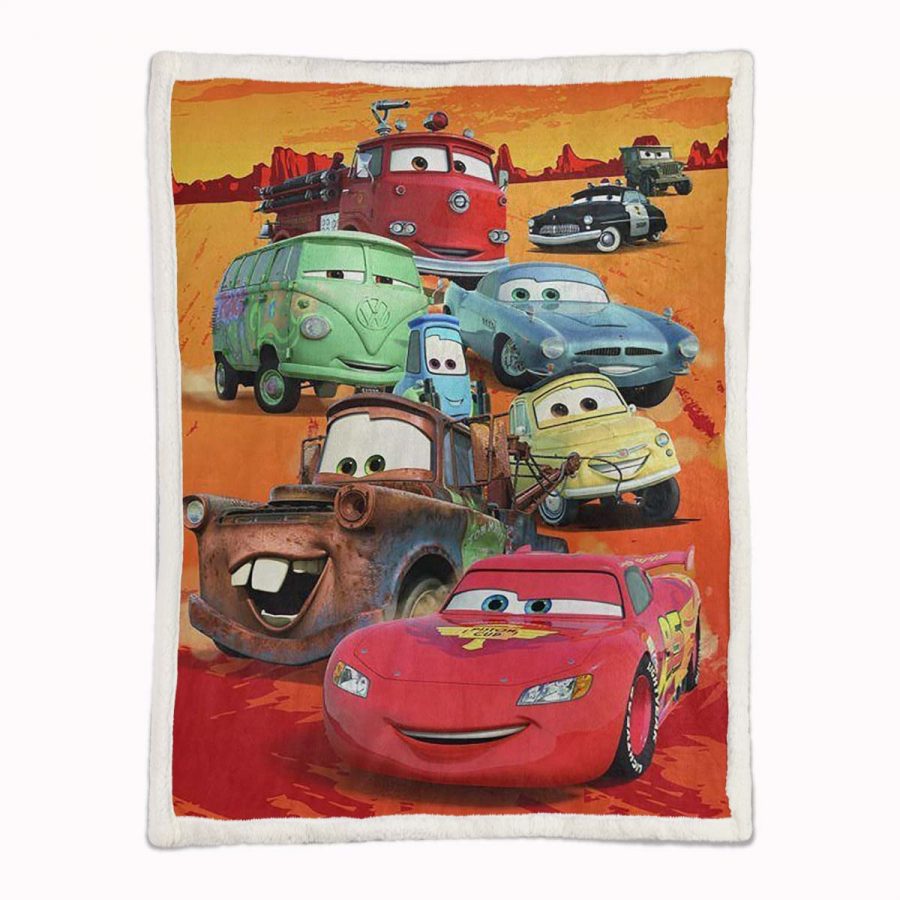Cars 95 Lightning McQueen und Freunde 03 Decke - Fleecedecke – Bild 2