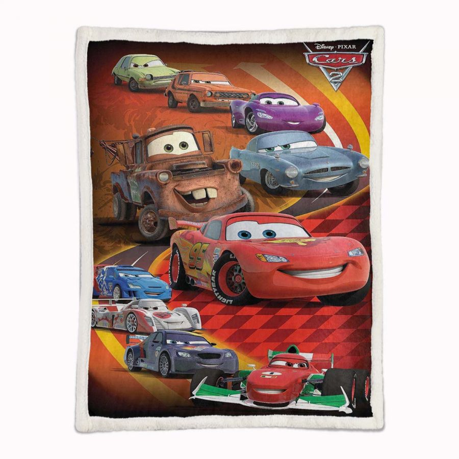 Cars 95 Lightning McQueen und Freunde 04 Decke - Fleecedecke – Bild 2