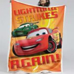 Cars 95 Lightning McQueen und Freunde 09 Decke – Fleecedecke