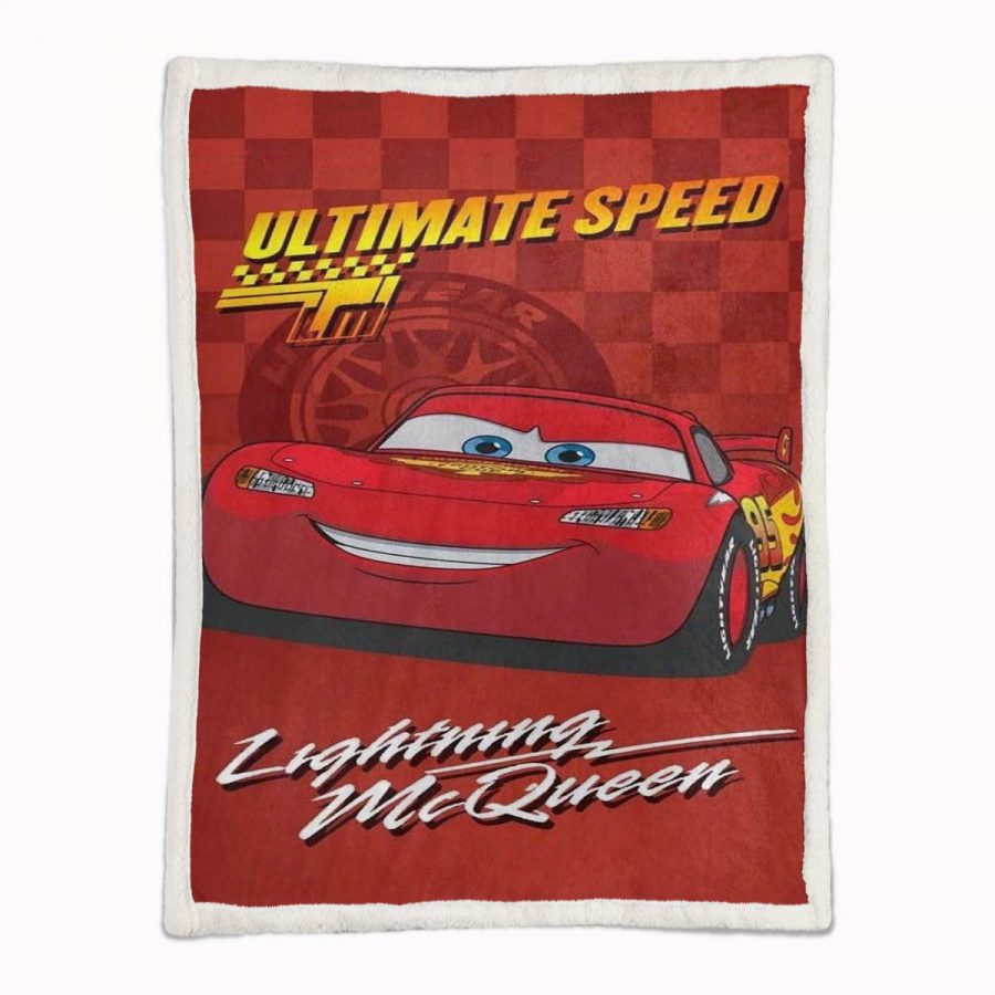 Cars 95 Lightyear Lightning McQueen Ultimate Speed 05 Decke - Fleecedecke – Bild 2