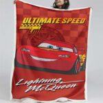 Cars 95 Lightyear Lightning McQueen Ultimate Speed 05 Decke – Fleecedecke